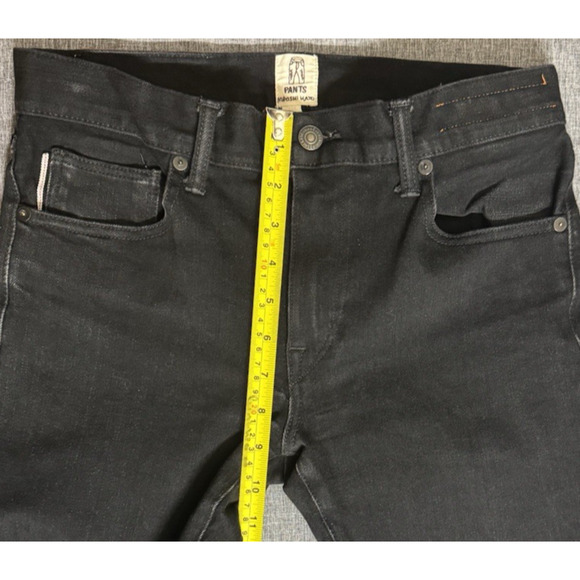 Kato By Hiroshi Kato The Pen Slim 4 Way Jeans 30x28 Black Raw Selvedge Denim - Picture 5 of 9